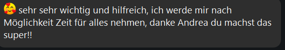 Teilnehmer-Feedback
